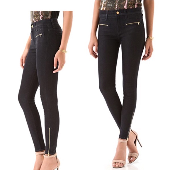 7 For All Mankind Denim - 7 for all mankind Ankle Zipper skinny Jeans